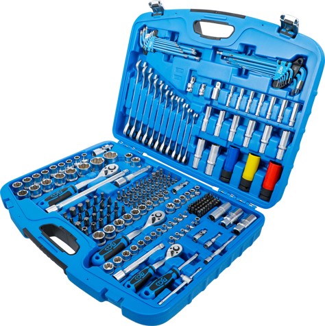 Gola sada 1/4", 3/8", 1/2", hlavice "Super Lock", 216 dílů - BGS