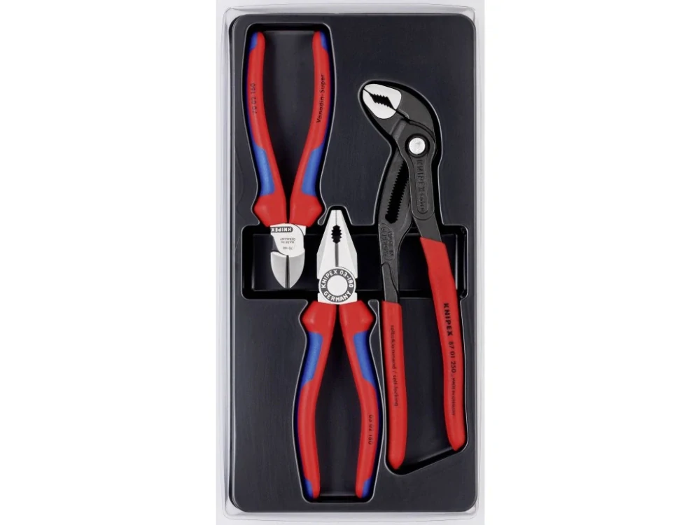 Sada kleští 3ks, Siko, štípací, kombinované Knipex 00 20 09 v01