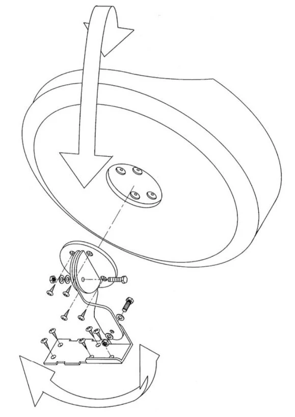 Zrcadlo dohledové vypouklé, průměr 40 cm - Kunzer