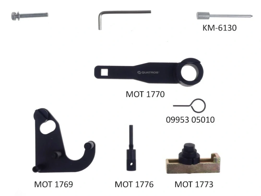 Aretace rozvodů MERCEDES, NISSAN, OPEL a RENAULT, motory 1,6 diesel - QUATROS QS10422