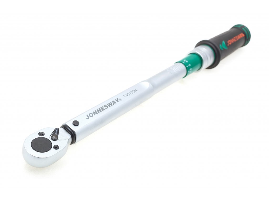Momentový klíč 3/8" 20-100 Nm, oboustranný levý-pravý, certifikát - JONNESWAY T40100N
