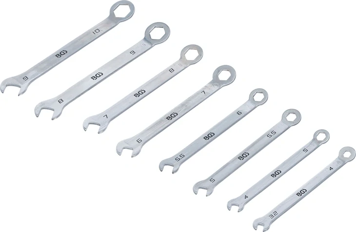 Sada očkoplochých klíčů, extra krátké 8ks - BGS 8646