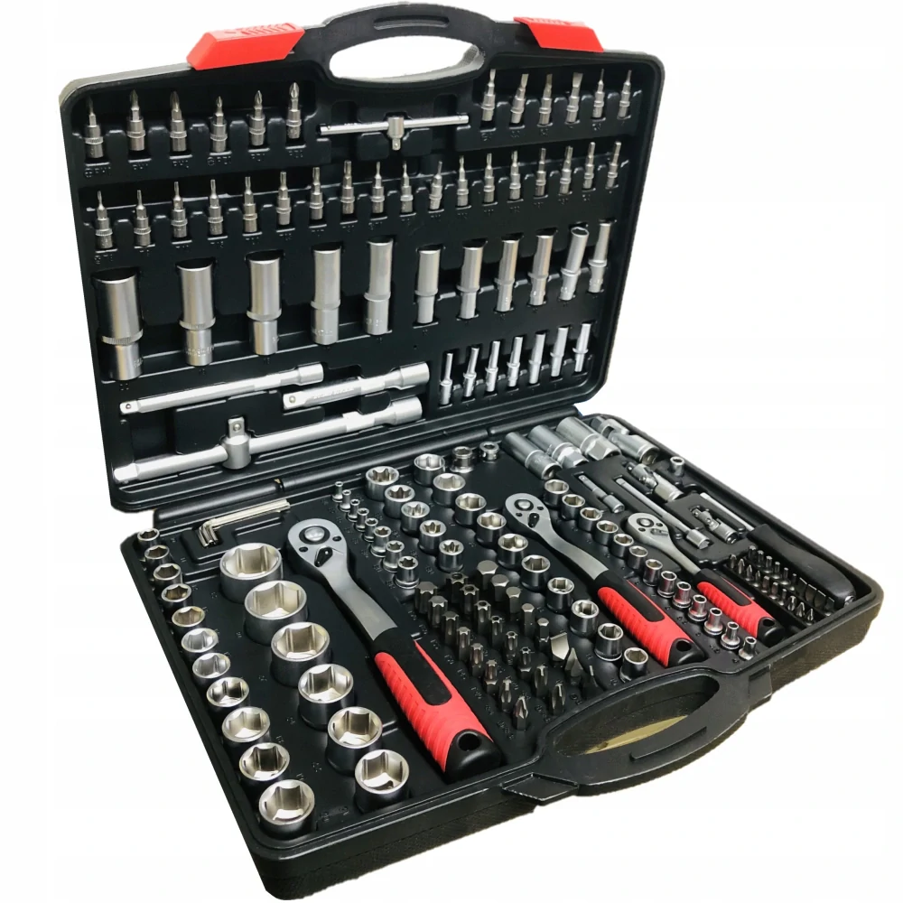 Gola sada s nářadím 1/4”, 3/8” a 1/2”, 171 dílů - QUATROS QS50171