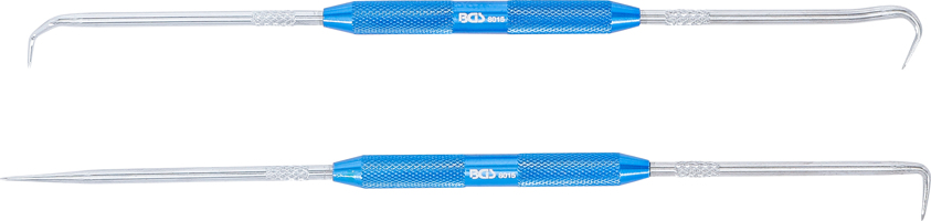 Háky montážní oboustranné na gufera, O-kroužky, sada 2 ks - BGS 8015