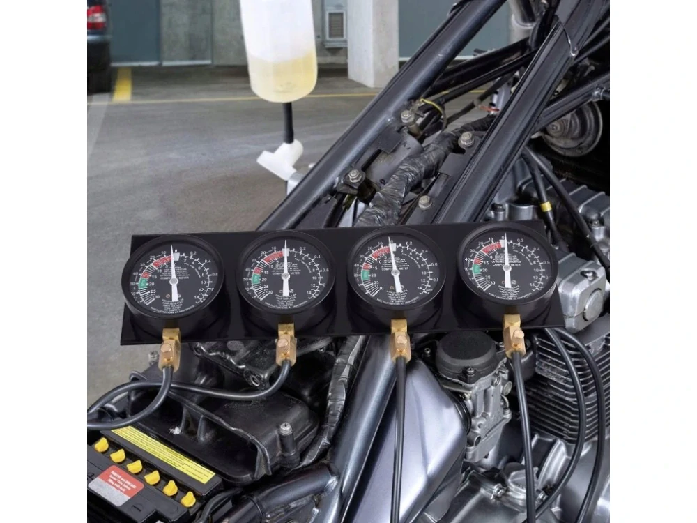 Sada na synchronizaci karburátorů se 4 manometry - GEKO G30071