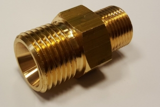 Redukce závitu 1/4" AG x 3/8" AG