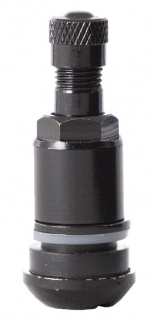 Bezdušový ventil TR525 MS, černý, otvor v ráfku 11,5 mm, délka 42 mm - balení po 100 ks