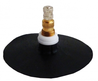 Dušový ventil s patkou GP6/100, průměr 100 mm, AGRO - balení po 10 ks - Ferdus 11.79