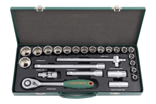 Gola sada 1/2", 12hranné hlavice, 25 kusů, 10-32 mm - JONNESWAY S04H4925S