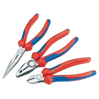 Sada kleští (štípací, kombinované, půlkulaté) "Montážní set" Knipex 00 20 11