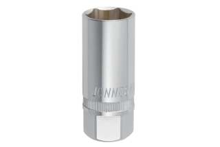 Hlavice na zapalovací svíčky, 1/2", 21mm, 6-hranná s magnetem - JONNESWAY S17M4121