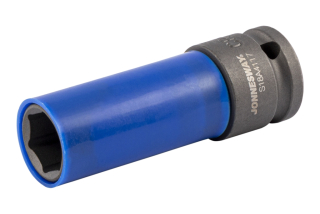 Nástrčná hlavice 1/2" s krytkou na ALU, pro rázové utahováky, 17 mm - JONNESWAY S18A4117