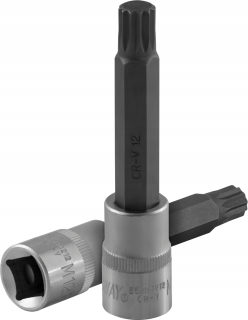Zástrčná hlavice XZN (Spline), 1/2", velikost M18, délka 100 mm - JONNESWAY S64H4218