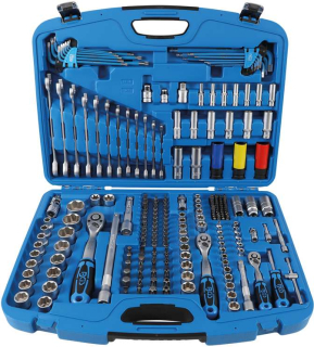 Gola sada 1/4", 3/8", 1/2", hlavice "Super Lock", 216 dílů - BGS