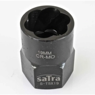 Hlavice nástrčná na poškozené šrouby 1/2", rozměr 19 mm - SATRA