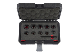 Hlavice na poškozené šrouby 3/8" 9-19 mm, sada 11 dílů - QUATROS QS50928