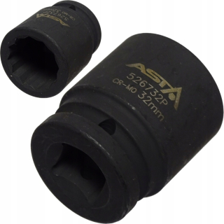 Hlavice nástrčná úderová 3/4" 32 mm, 12hranná - ASTA