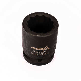 Hlavice nástrčná úderová 3/4" 30 mm, 12hranná - ASTA