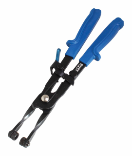 Kleště na samosvorné hadicové spony, otočné, délka 230 mm - SATRA S-EK1201