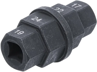 BGS Technic BGS 5058 Speciální hlavice 3/8" pro motocykly. 6hran 17 - 19 - 22 - 24 mm