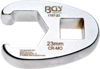 Klíč plochý otevřený 1/2", 23 mm - BGS 1757-23