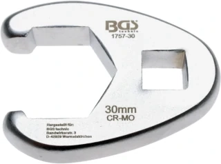 Klíč plochý otevřený 1/2", 30 mm - BGS 1757-30