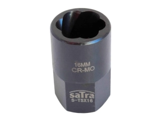 Hlavice nástrčná na poškozené šrouby 1/2", rozměr 16 mm - SATRA