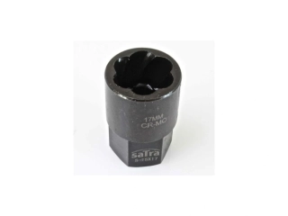 Hlavice nástrčná na poškozené šrouby 1/2", rozměr 17 mm - SATRA