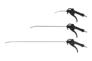 Pistole ofukovací, délky 110, 300, 500 mm, sada 3 kusů - QUATROS QS14294