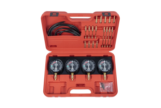 Tester na synchronizaci karburátorů, vakuometry + redukce - QUATROS QS30504