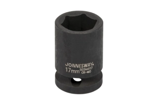 Nástrčná hlavice úderová, 1/2", 6-hranná, velikost 17 mm - JONNESWAY S03A4117